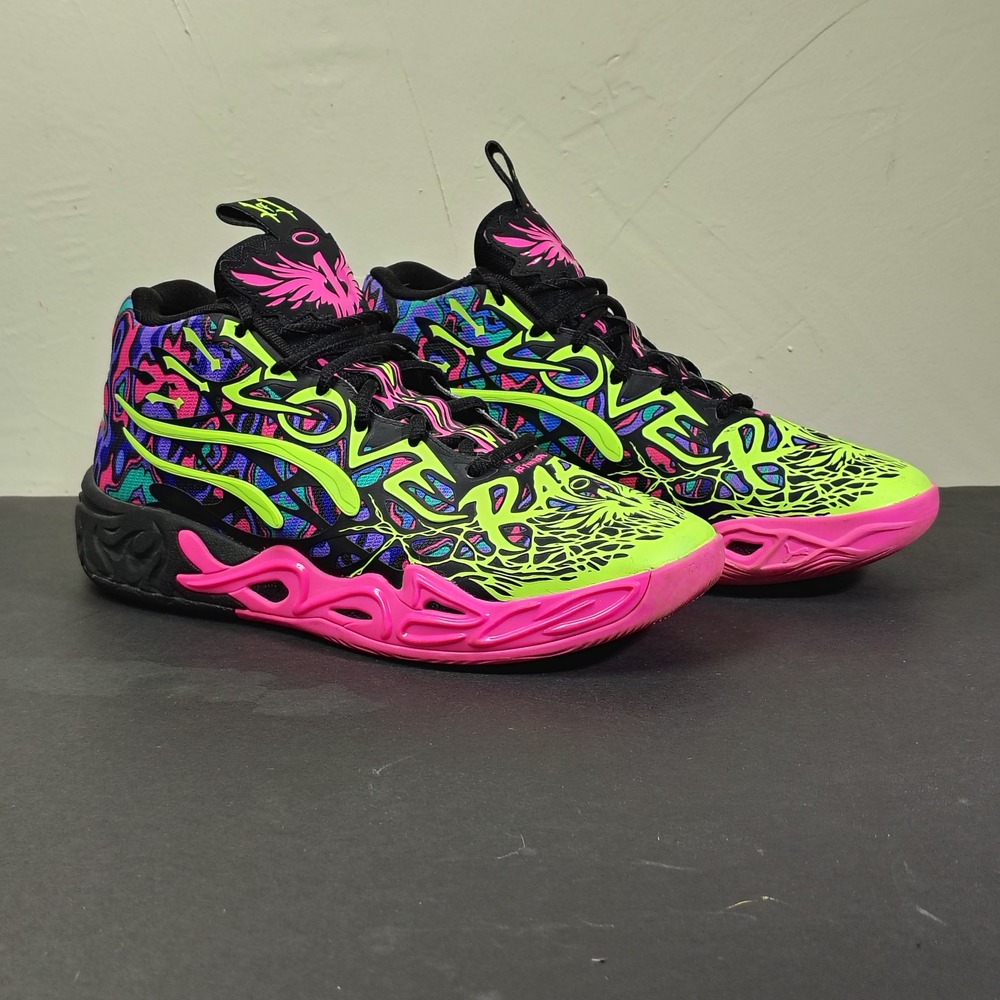 PUMA MB.01 Be You LaMelo Ball Mens 8.5 Basketball Shoes 376813-01 Low Multi